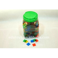 Children toys Transparent color tiles